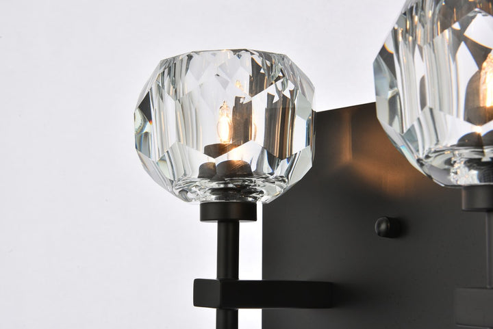 5 Light Wall Sconce In Black