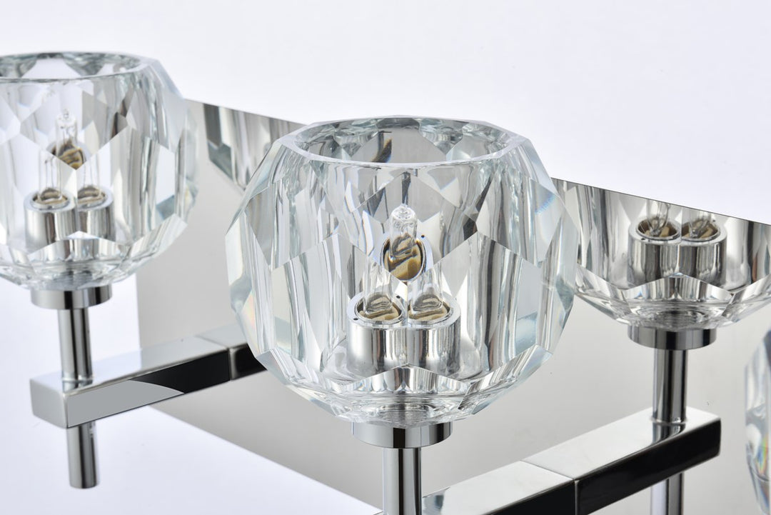 5 Light Wall Sconce In Chrome