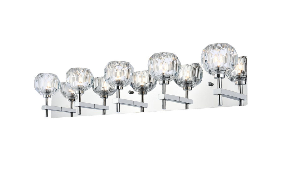 5 Light Wall Sconce In Chrome