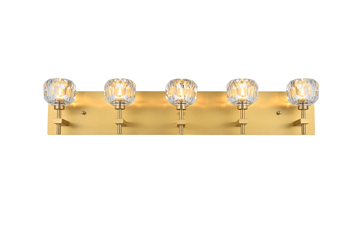 5 Light Wall Sconce In Gold by Elegant Lighting