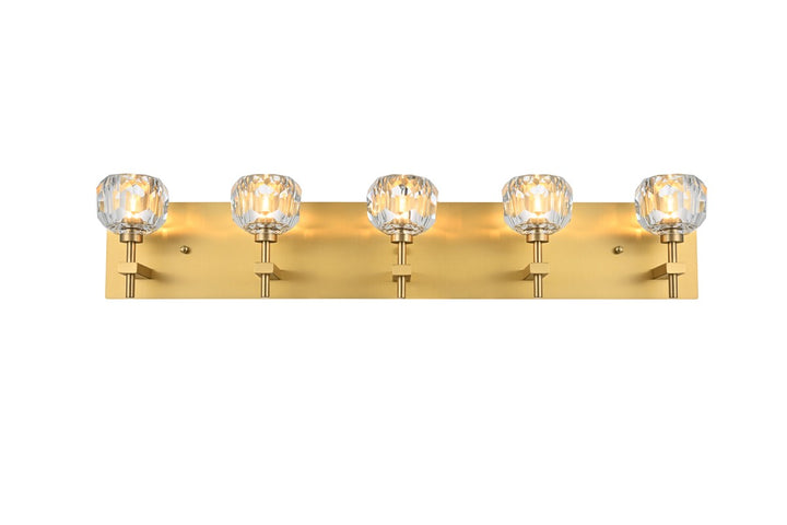 5 Light Wall Sconce In Gold by Elegant Lighting