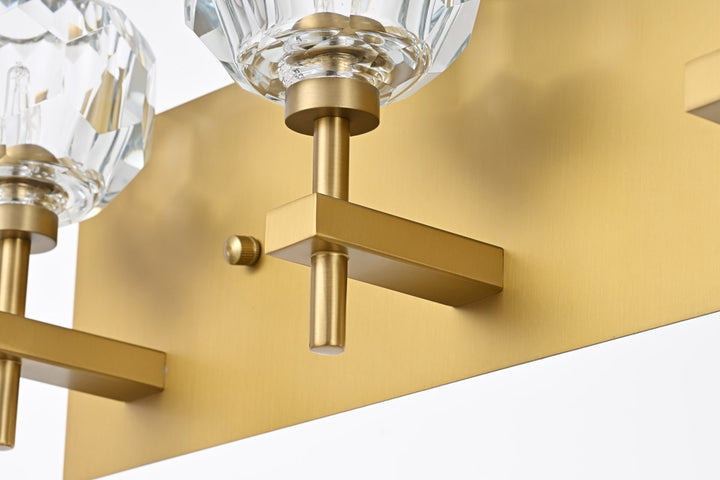 5 Light Wall Sconce In Gold