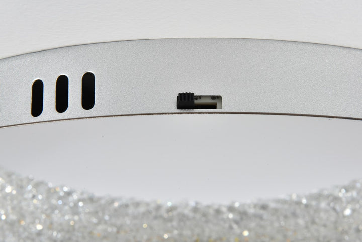22 Inch Adjustable Led Flush Mount In Chrome