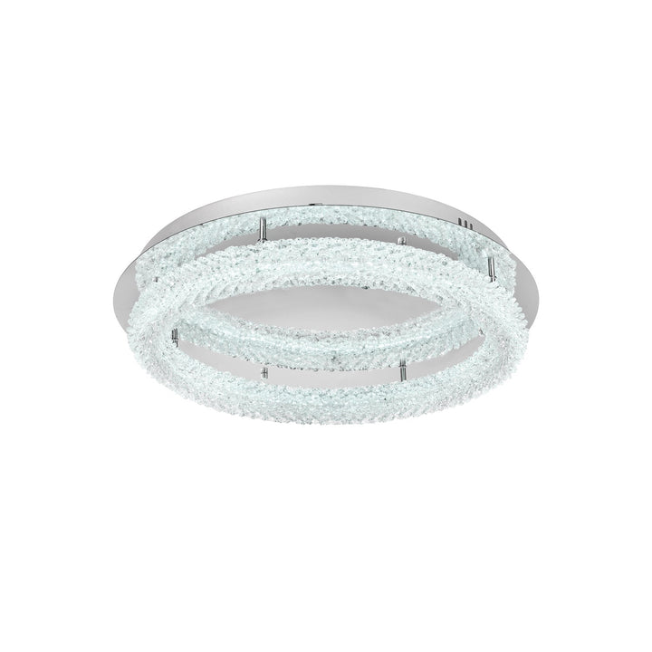 26 Inch Adjustable Led Flush Mount In Chrome