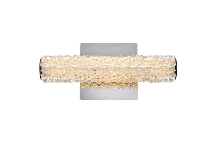 12 Inch Adjustable Led Wall Sconce In Chrome by Elegant Lighting