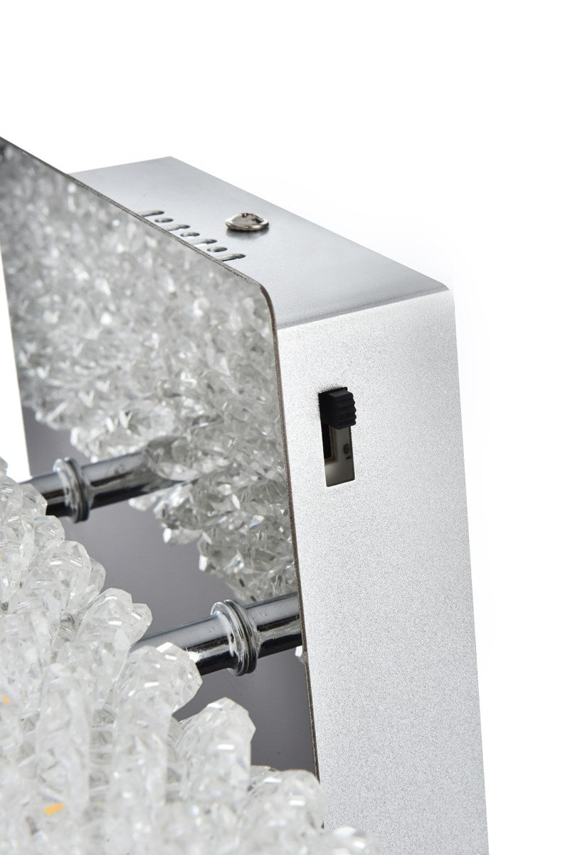 12 Inch Adjustable Led Wall Sconce In Chrome