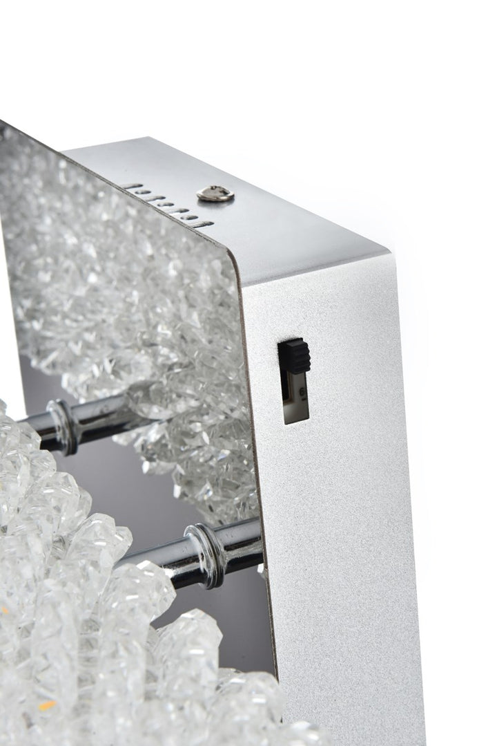 12 Inch Adjustable Led Wall Sconce In Chrome
