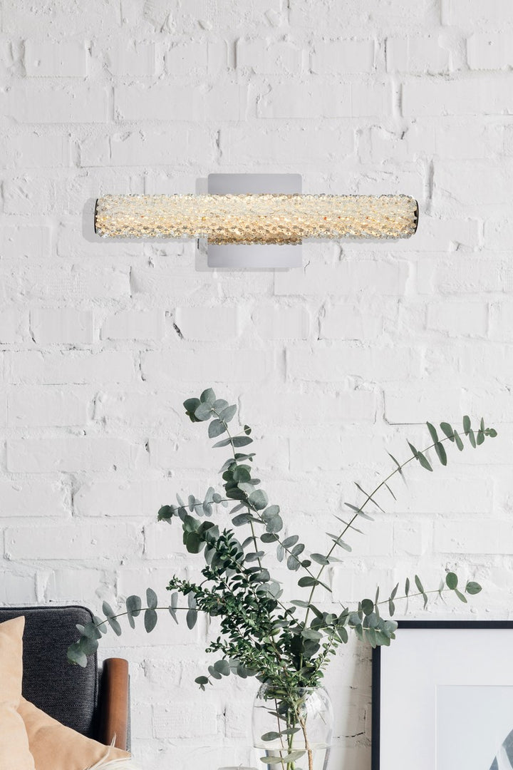 18 Inch Adjustable Led Wall Sconce In Chrome