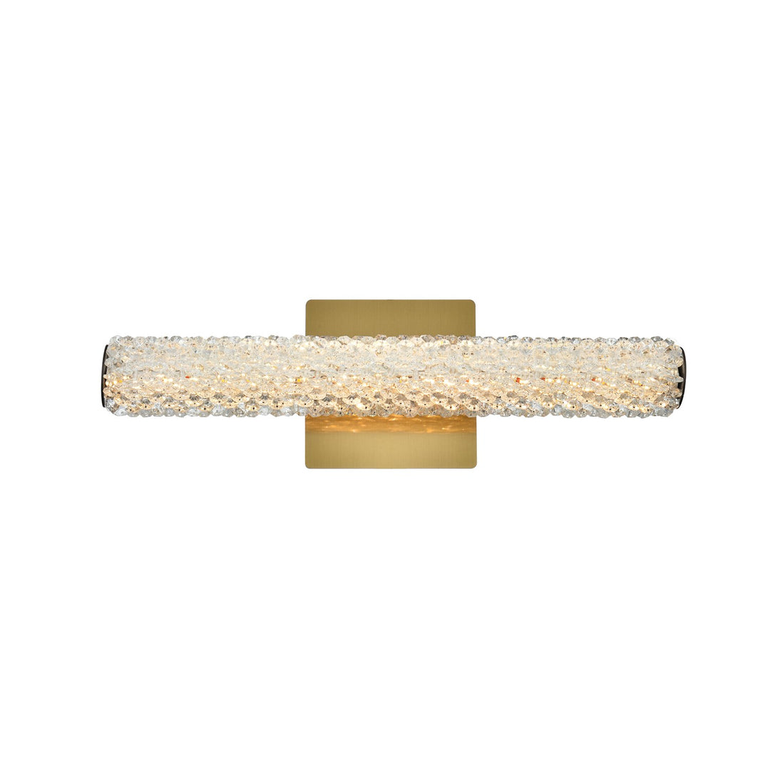 18 Inch Adjustable Led Wall Sconce In Satin Gold by Elegant Lighting