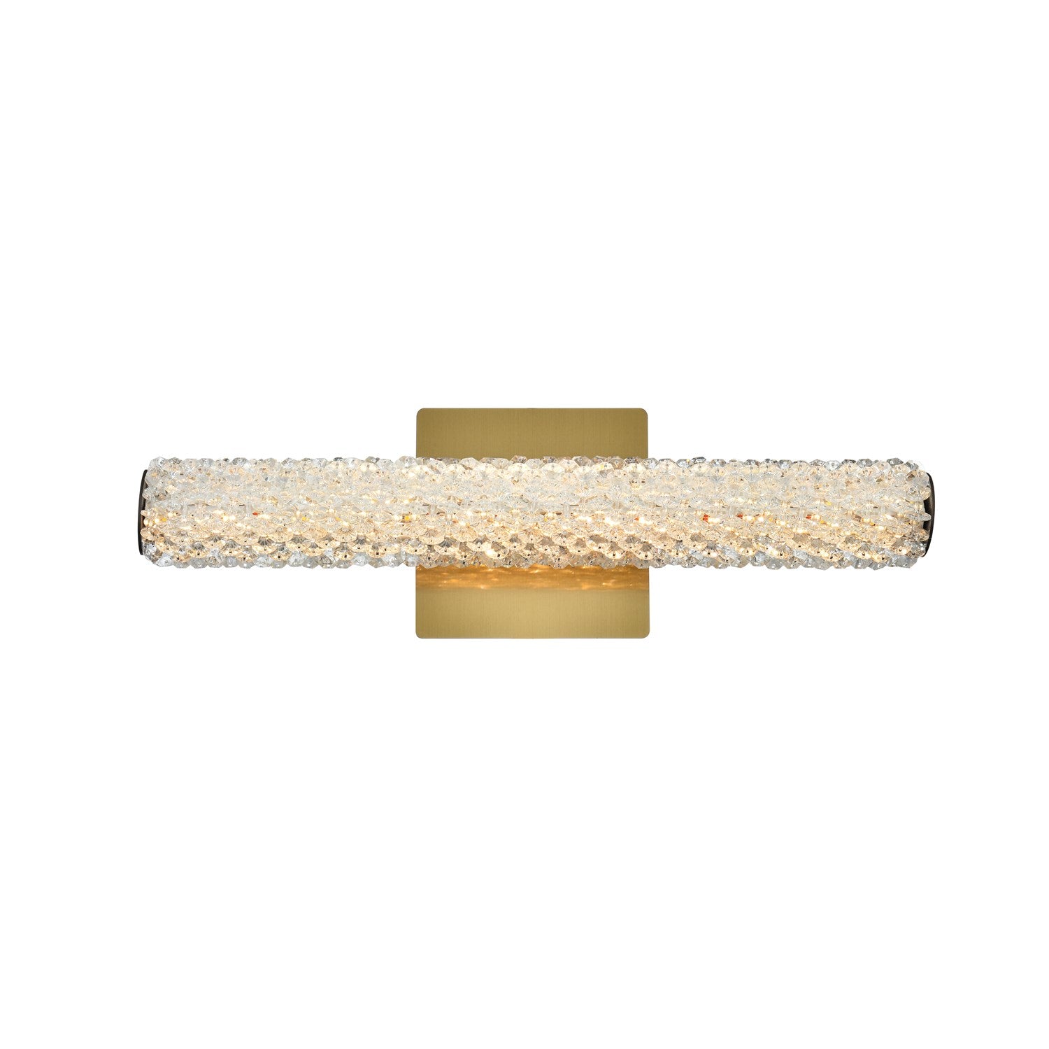 18 Inch Adjustable Led Wall Sconce In Satin Gold by Elegant Lighting