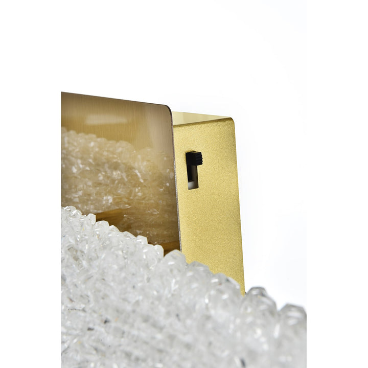 18 Inch Adjustable Led Wall Sconce In Satin Gold