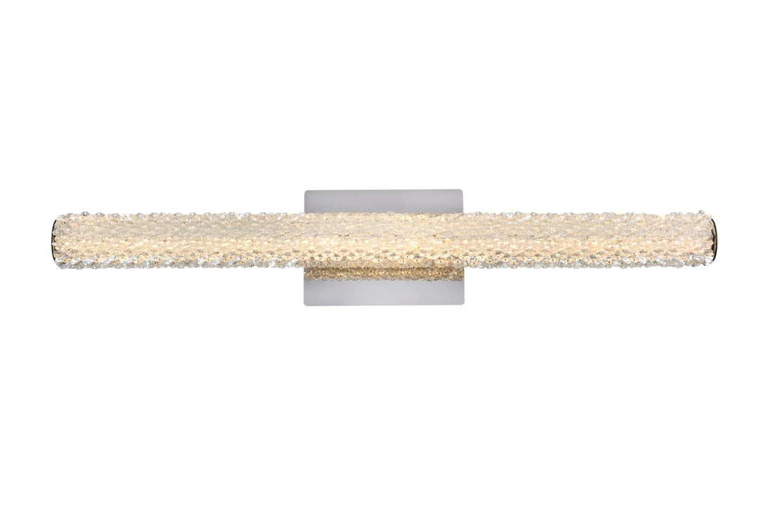 30 Inch Adjustable Led Wall Sconce In Chrome by Elegant Lighting