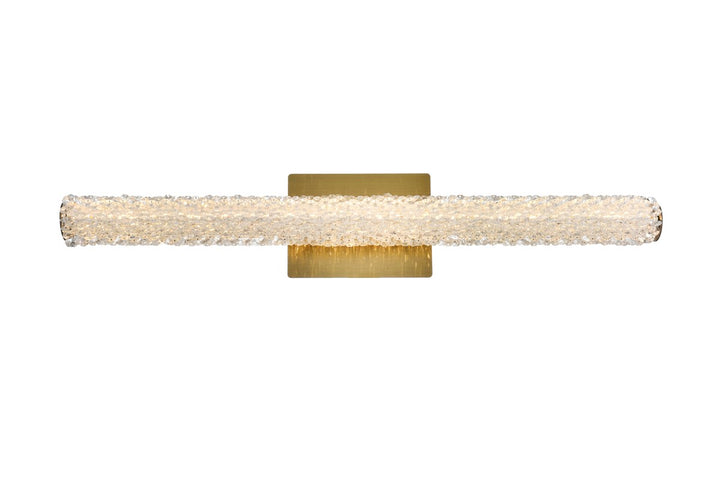 30 Inch Adjustable Led Wall Sconce In Satin Gold by Elegant Lighting