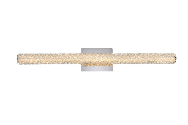 36 Inch Adjustable Led Wall Sconce In Chrome by Elegant Lighting