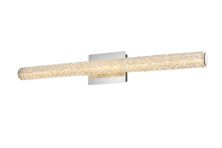 36 Inch Adjustable Led Wall Sconce In Chrome