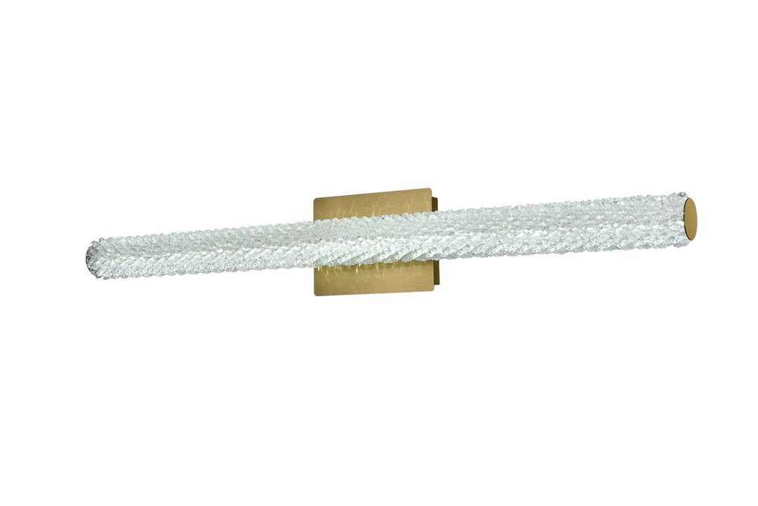 36 Inch Adjustable Led Wall Sconce In Satin Gold