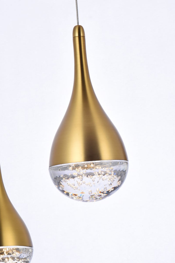 24 Inch Led Pendant In Satin Gold