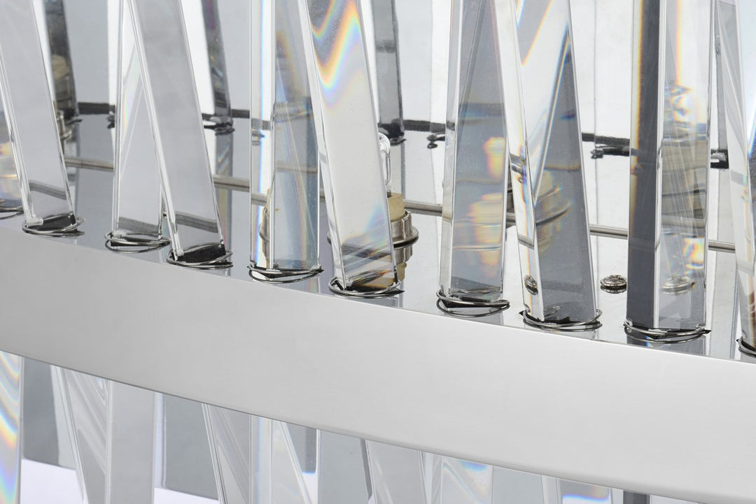 24 Inch Crystal Bath Sconce In Chrome