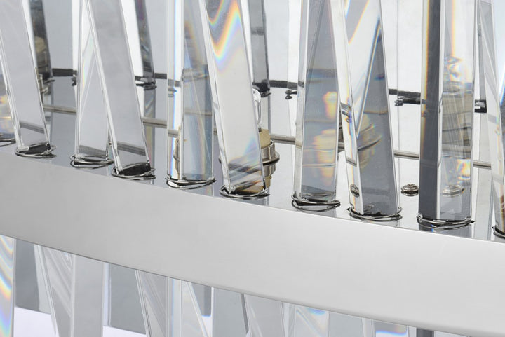 24 Inch Crystal Bath Sconce In Chrome