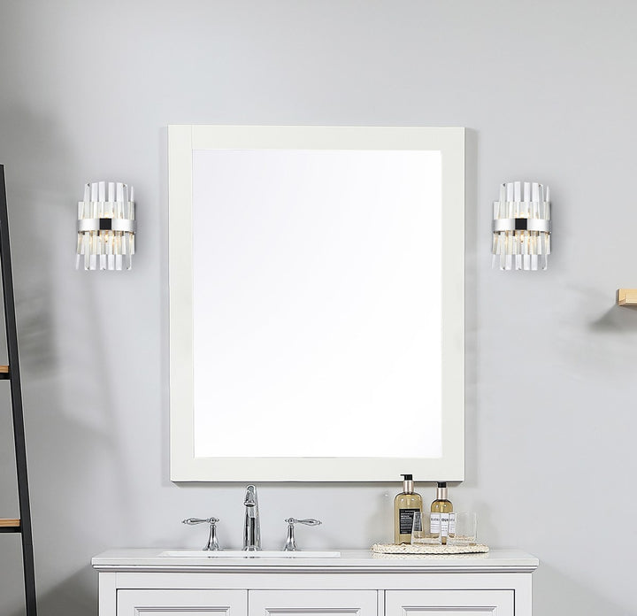 8 Inch Crystal Bath Sconce In Chrome