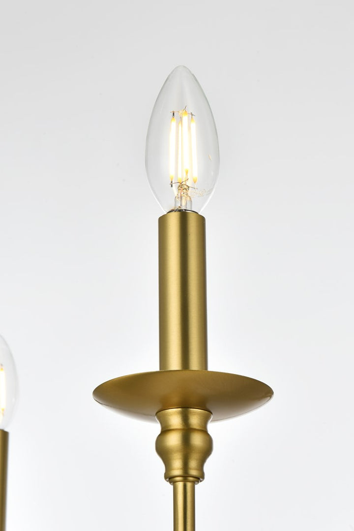 30 Inch Chandelier In Satin Gold