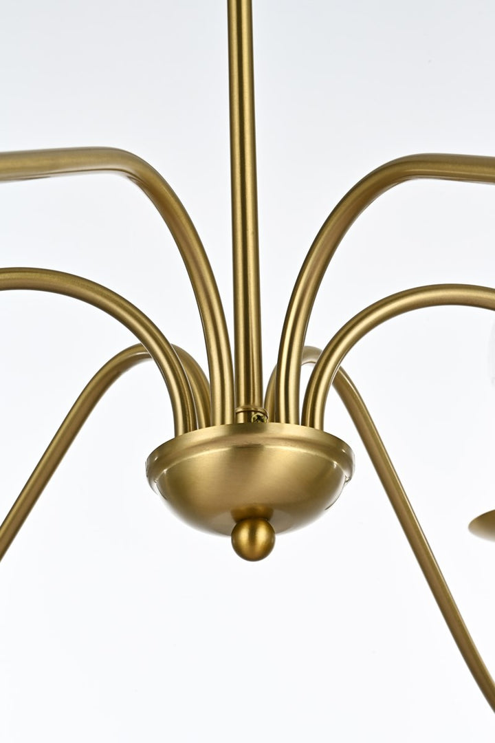 48 Inch Chandelier In Satin Gold