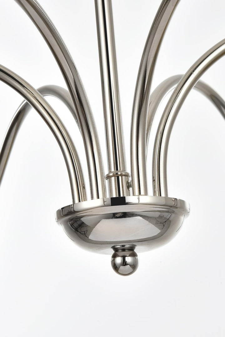 60 Inch Chandelier In Polished Nickel