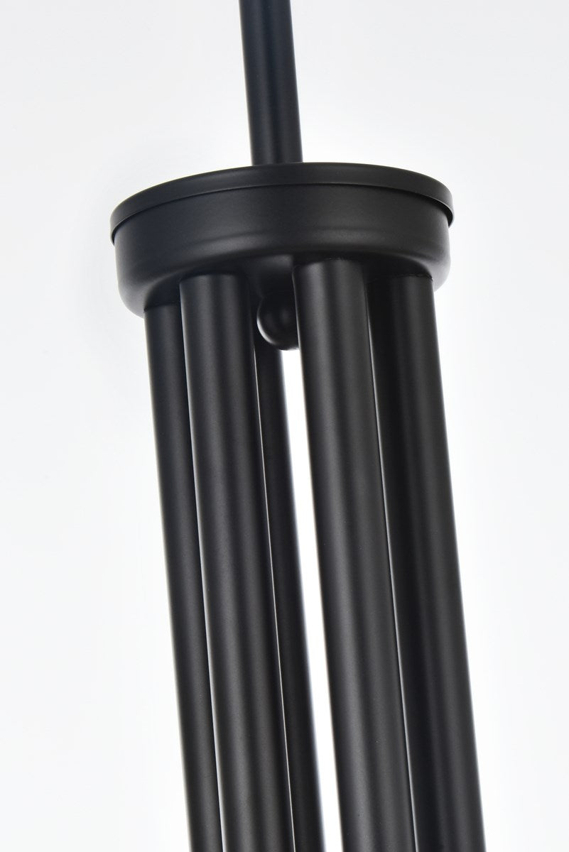 30 Inch Chandelier In Black