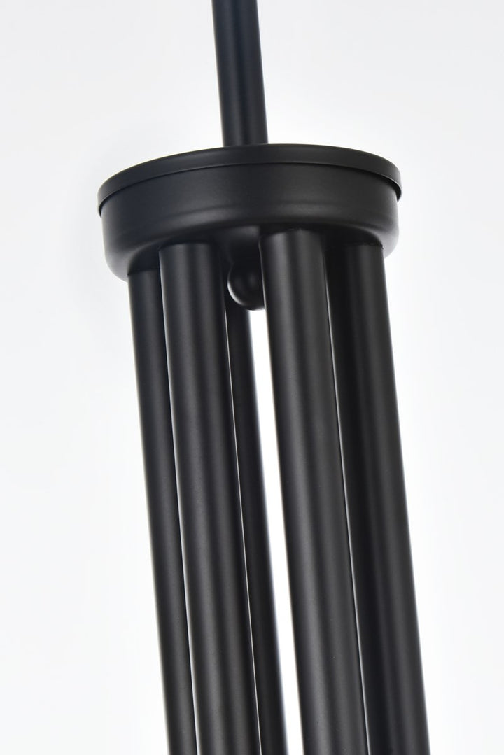 30 Inch Chandelier In Black