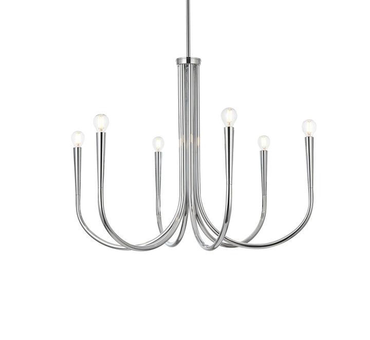 30 Inch Chandelier In Chrome