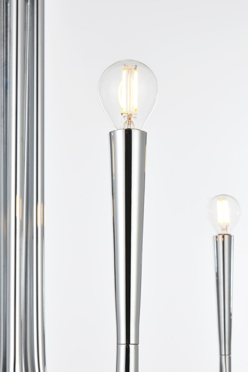 30 Inch Chandelier In Chrome