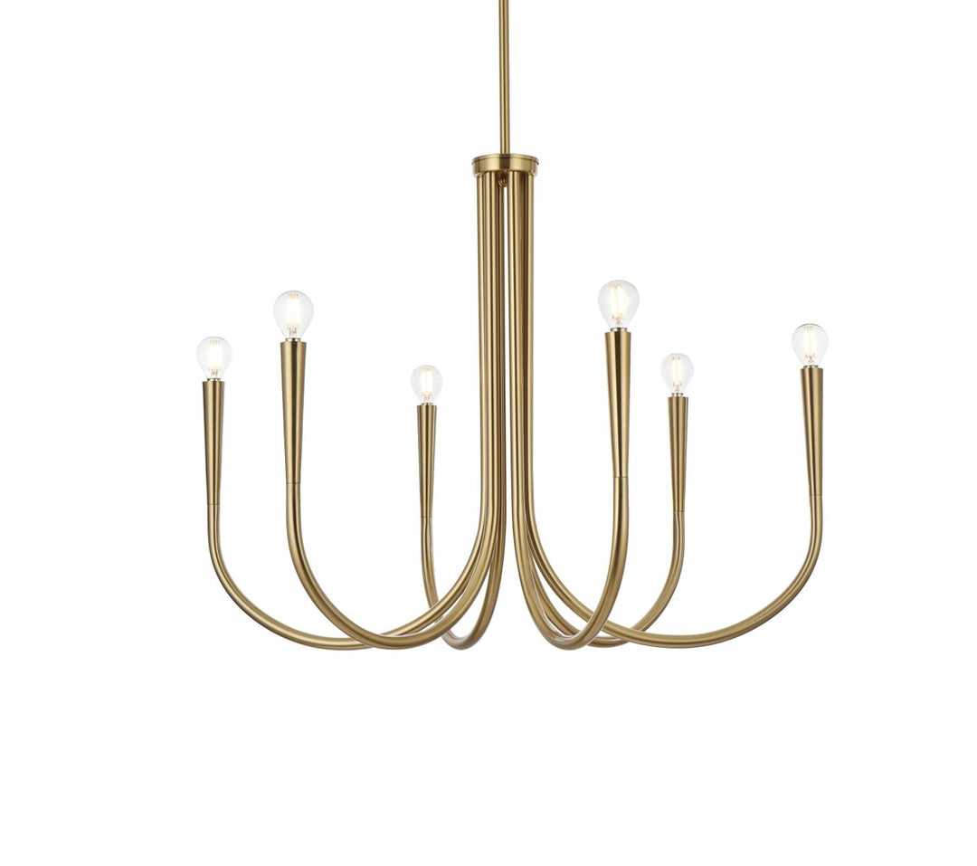 30 Inch Chandelier In Gold