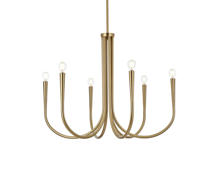30 Inch Chandelier In Gold