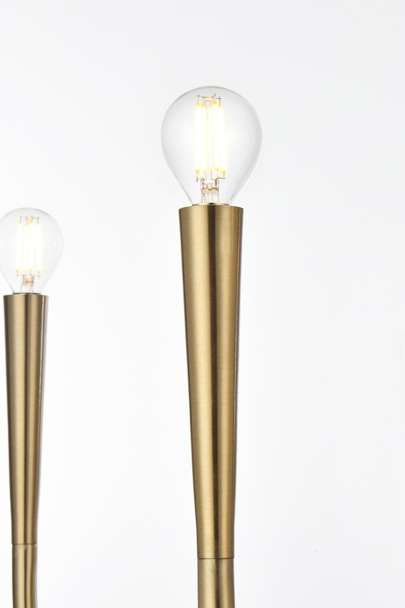 36 Inch Chandelier In Gold