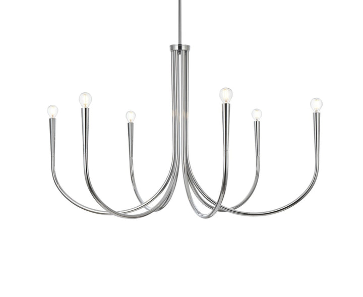42 Inch Chandelier In Chrome