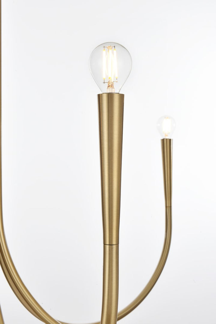 42 Inch Chandelier In Gold