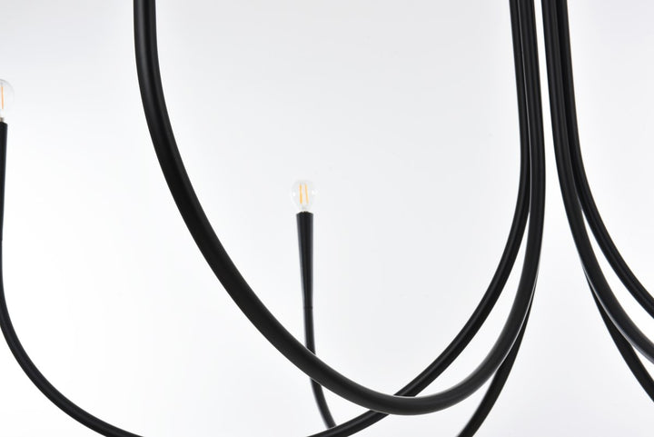 50 Inch Chandelier In Black