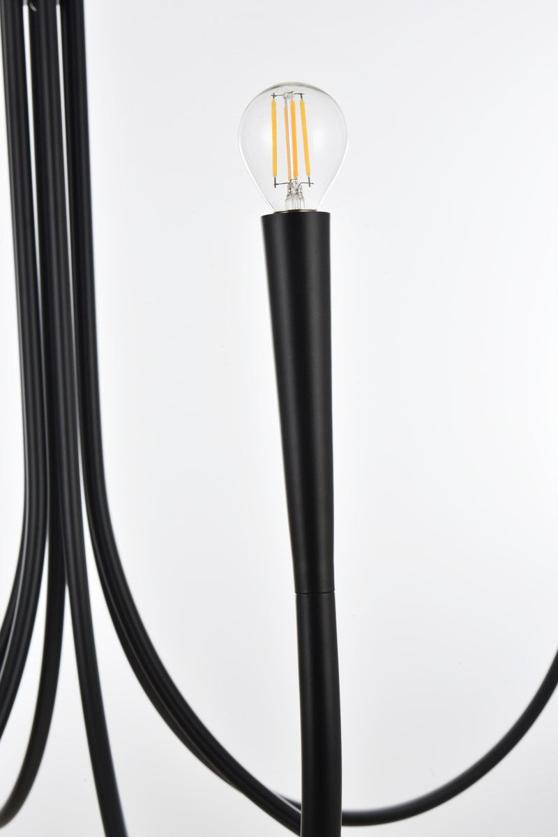 50 Inch Chandelier In Black