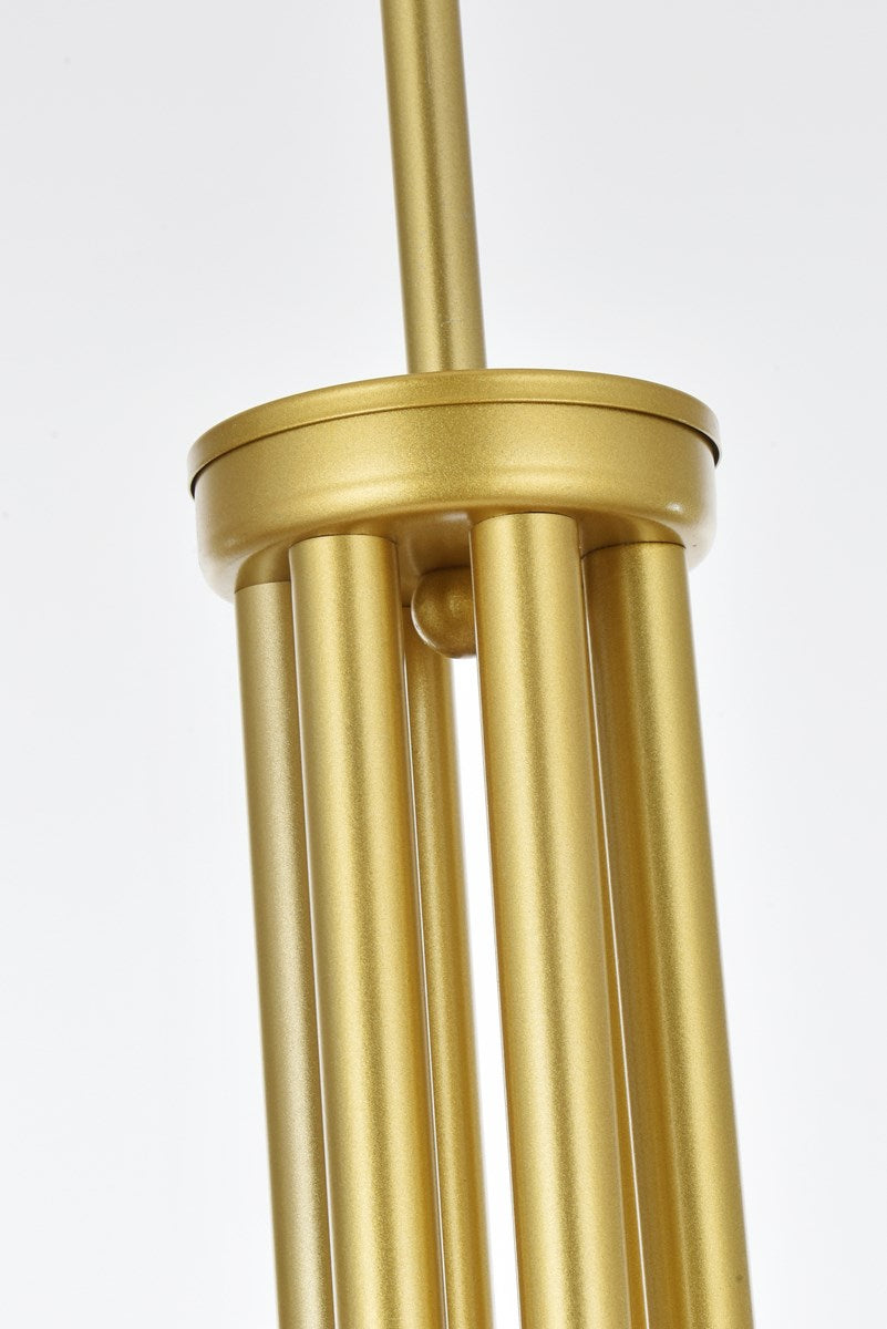 50 Inch Chandelier In Brass