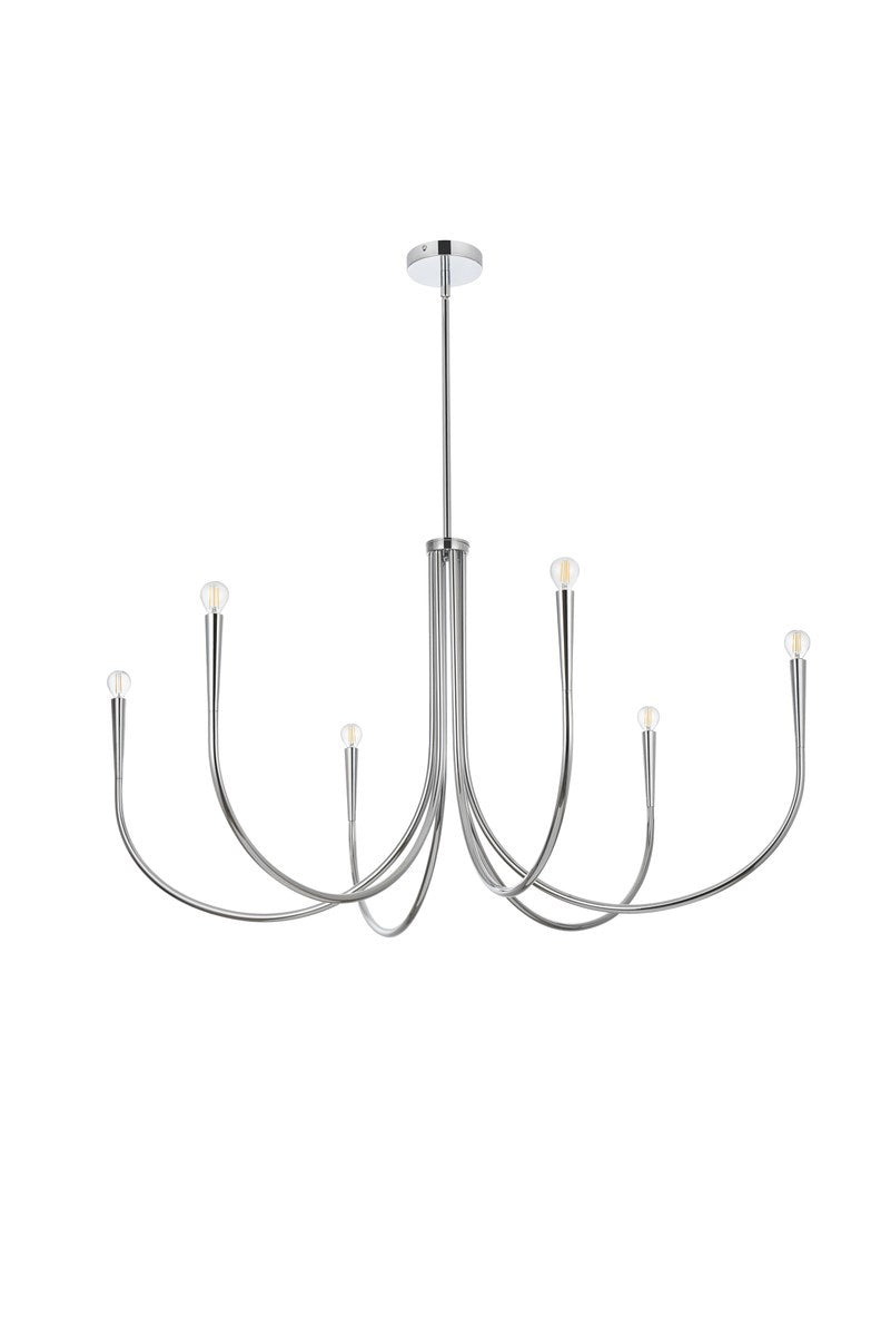 50 Inch Chandelier In Chrome