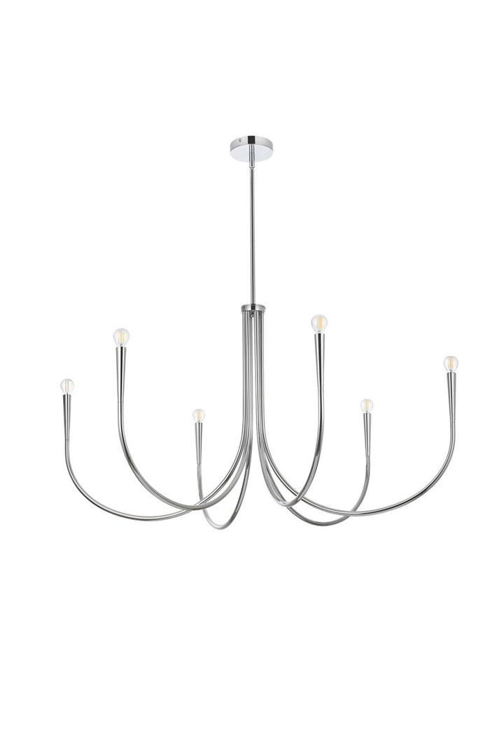50 Inch Chandelier In Chrome