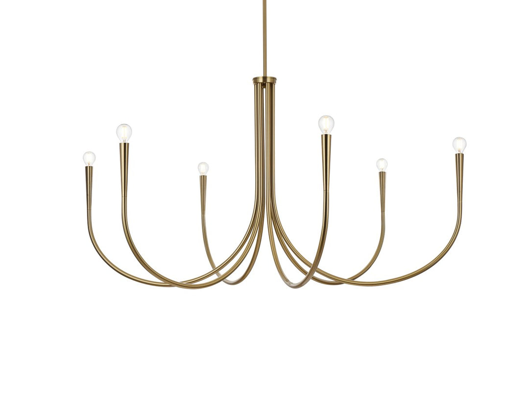50 Inch Chandelier In Gold