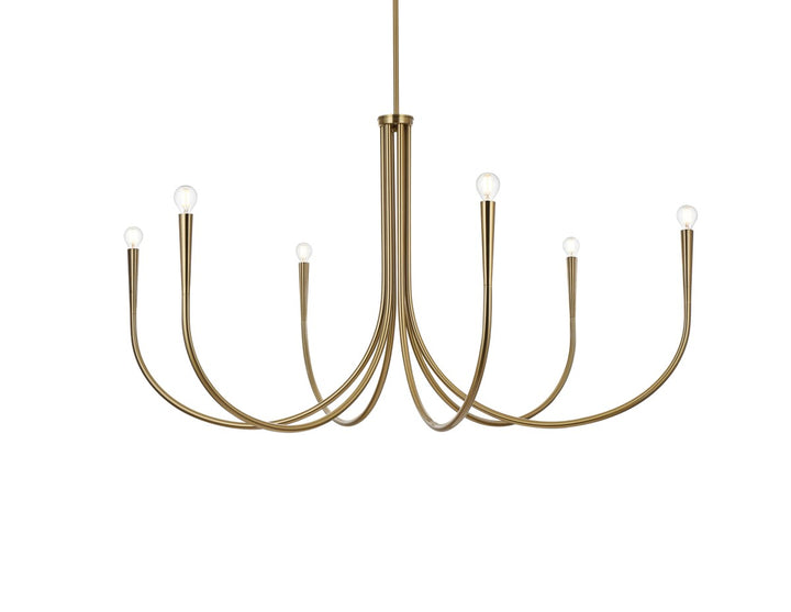 50 Inch Chandelier In Gold