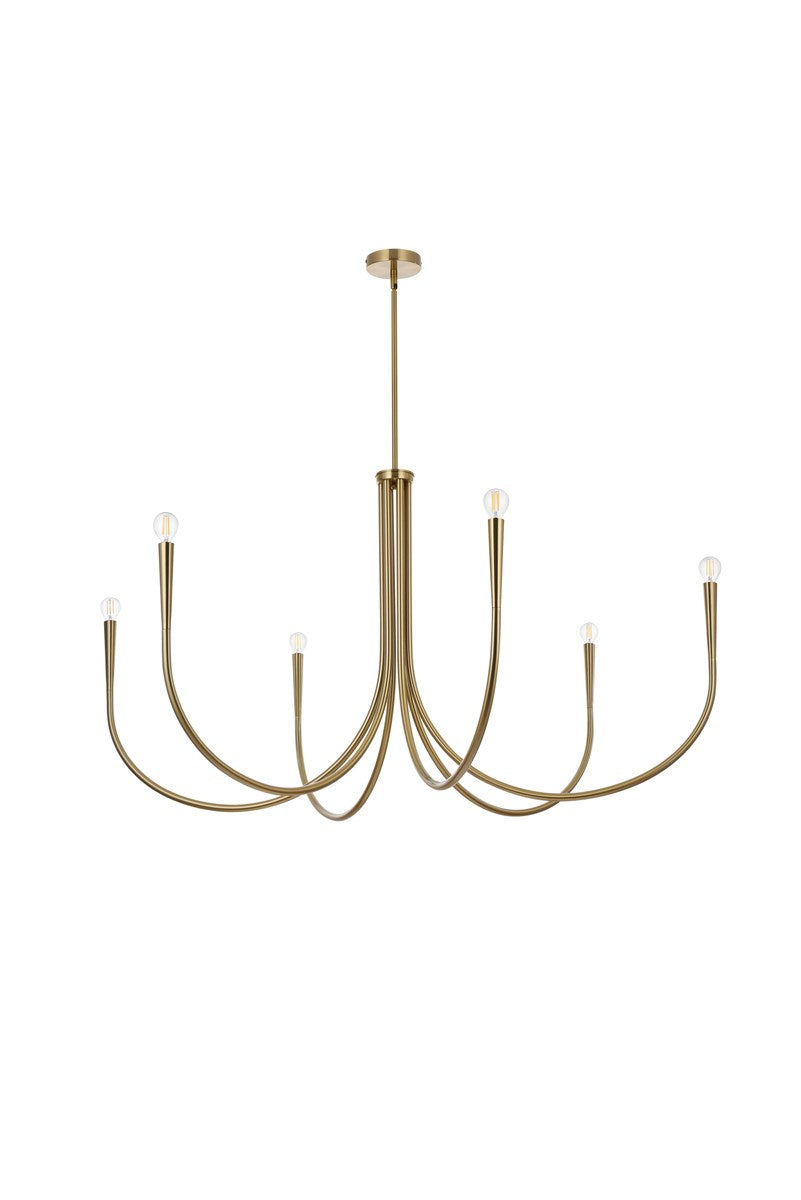 50 Inch Chandelier In Gold