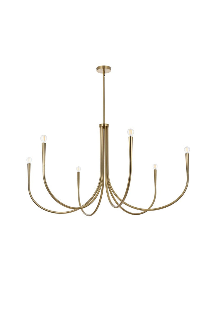 50 Inch Chandelier In Gold
