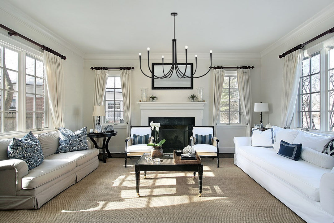 55 Inch Chandelier In Black
