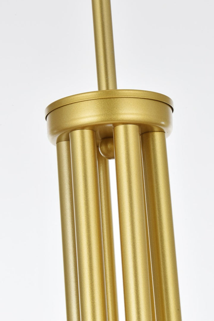 55 Inch Chandelier In Brass