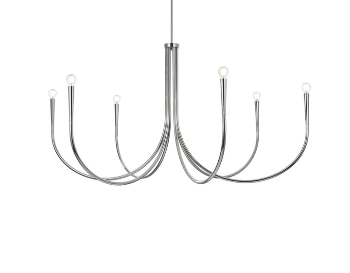 55 Inch Chandelier In Chrome