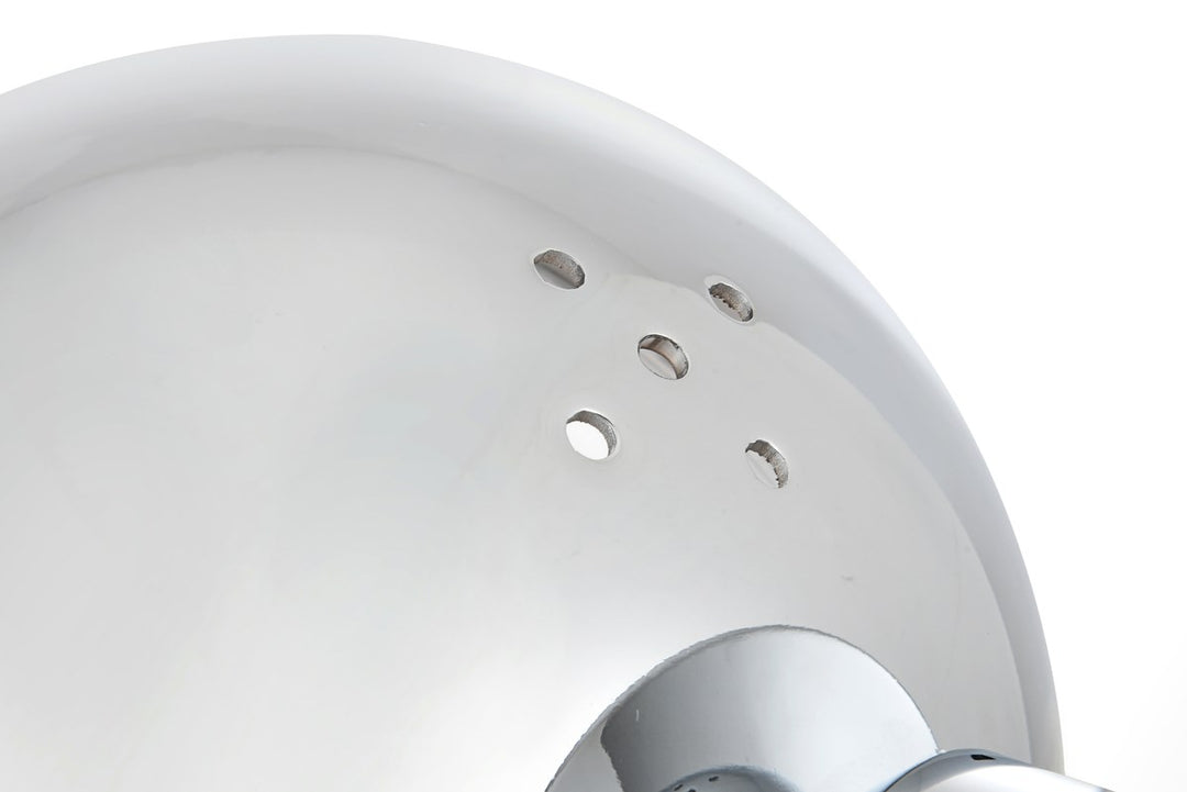 4 Light Chrome And Frosted White Bath Sconce