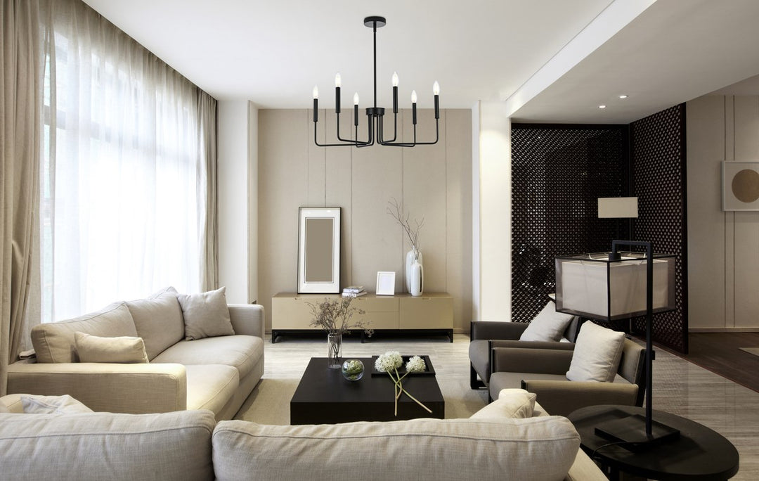 26 Inch Pendant Light In Black